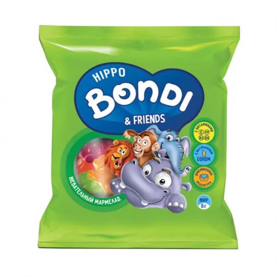 Жевательный мармелад HIPPO BONDI & FRIENDS